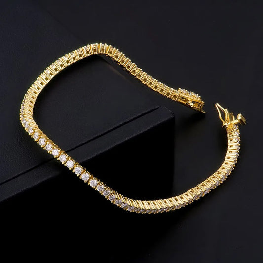 2mm 925 Silver Moissanite Tennis Bracelet