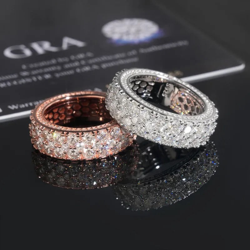 925 Silver Moissanite Rings