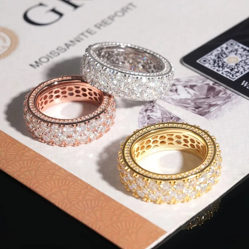 925 Silver Moissanite Rings