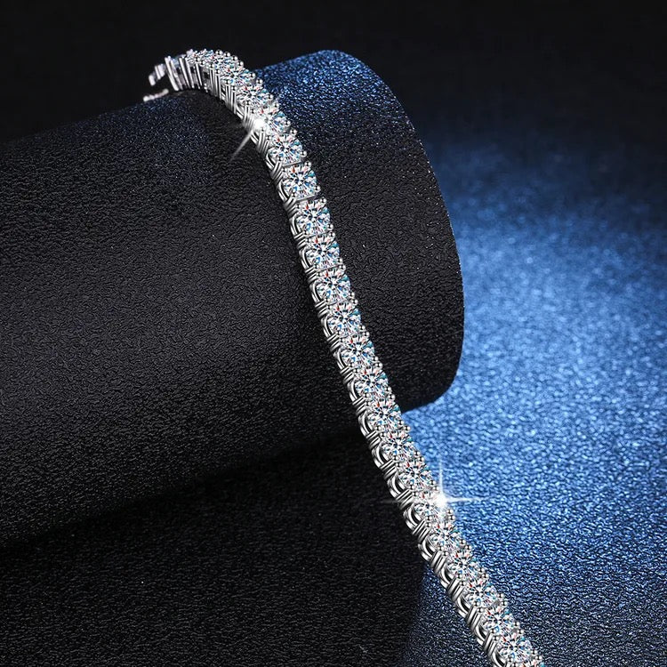 3mm 925 silver moissanite Tennis Bracelet