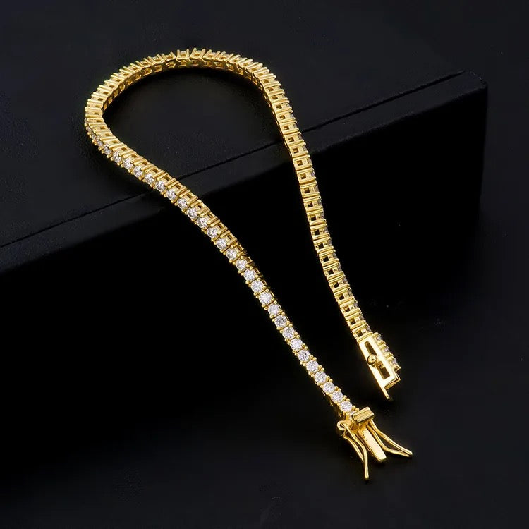2mm 925 Silver Moissanite Tennis Bracelet