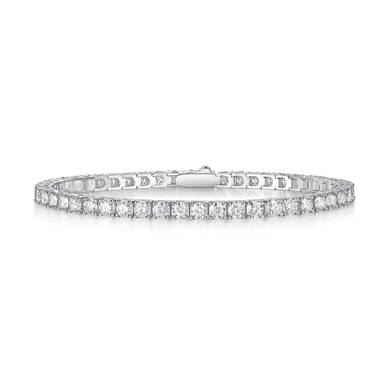 2mm 925 Silver Moissanite Tennis Bracelet